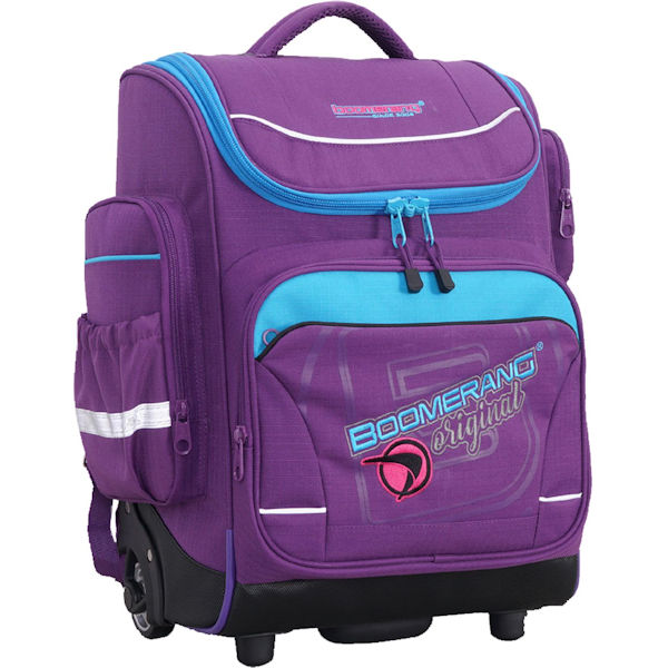 Boomerang School Bags XL Trolley Purple DemZa