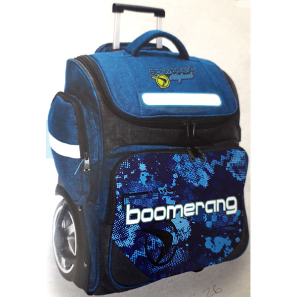 Boomerang School Bags XXL Big Wheel Trolley Boy Blue DemZa