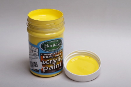 Yellow Acrylic Paint (250 mL) | DemZa