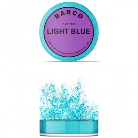 Barco Flitter Purple Label 10ml Light Blue