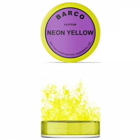 Barco Flitter Purple Label 10ml Neon Yellow