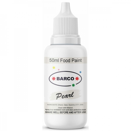 Barco Food Paint Colour 50ml Pearl