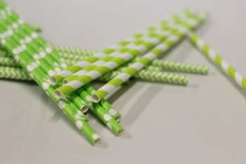 Green Paper Straws/1/1