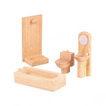 Bathroom Wood Dollhouse Furniture