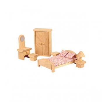 Bedroom Wood Dollhouse Furniture