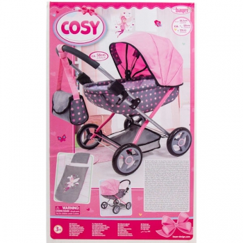 Bayer Cosy Doll's Pram With Bag And Accessories Pi