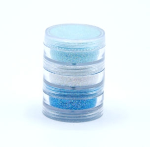 Blue Mix 3 Stacked Sparkle