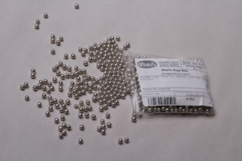 4 mm Silver Dragees (50)