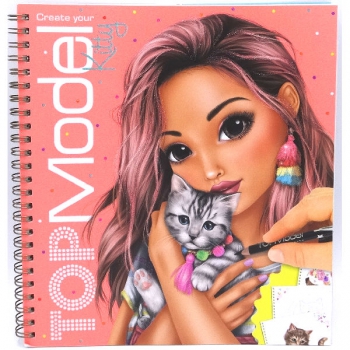 Top Model Kitty Colouring Book