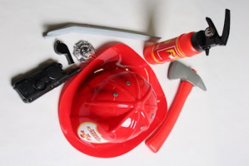 Fire Helmet With Accessories