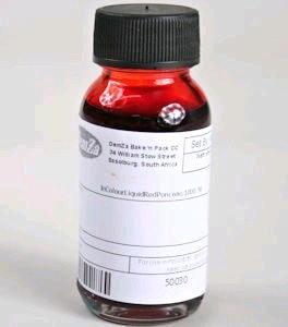 Liquid Ponceau Red Food Colour (50 g)