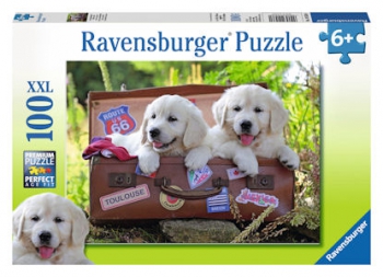Ravensburger Puzzles 100Pce Traveling Pups