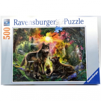 Ravensburger Puzzles 500Pce Wolves Family