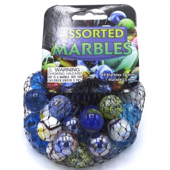 Marbles 49 Small 1 Large Astd