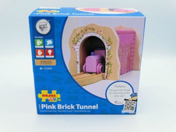 Bigjigs Pink Brick Tunnel