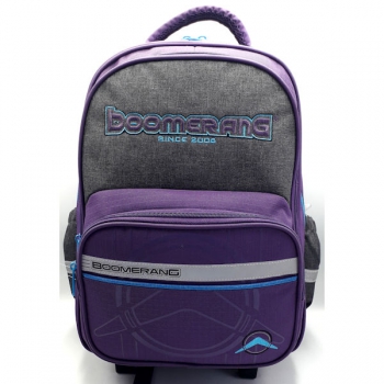 Boomerang School Bags Medium Trolley Purple
