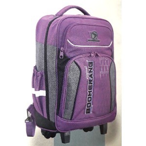 Boomerang School Bags Large Trolley Purple