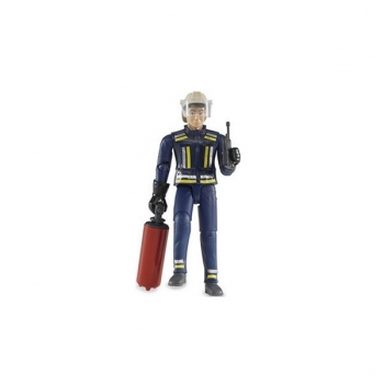 Bruder Fireman Figure with Accessories