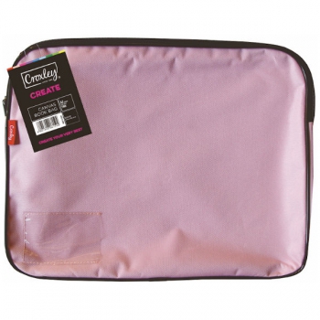 Croxley Canvas Gusset Book Bag Each Pink