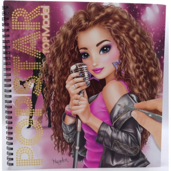 Top Model Pop Star Colouring Book