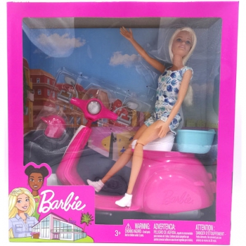 Barbie Doll & Moped