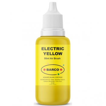 Barco Airbrush Colouring 50ml Electric Yellow