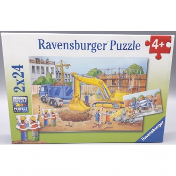 Ravenburger Puzzles Construction Site 2x24Pce