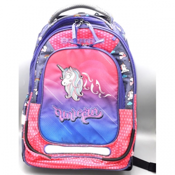 Boomerang School Bags Lrg Trolley Unicorn