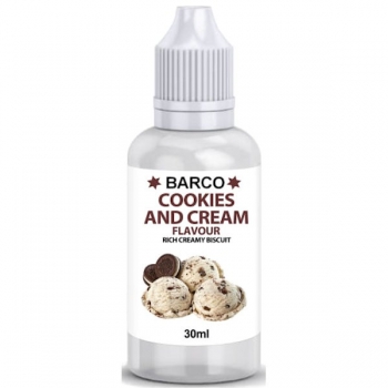 Barco Flavouring Oils Essences 30ml Cookies and Cr