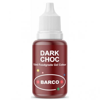 Barco Food Colouring Gels 15ml Dark Chocolate
