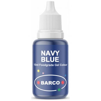 Barco Food Colouring Gels 15ml Navy Blue