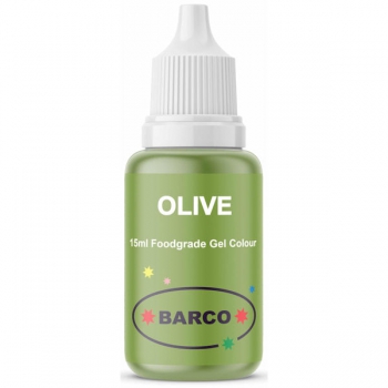 Barco Food Colouring Gels 15ml Olive Green