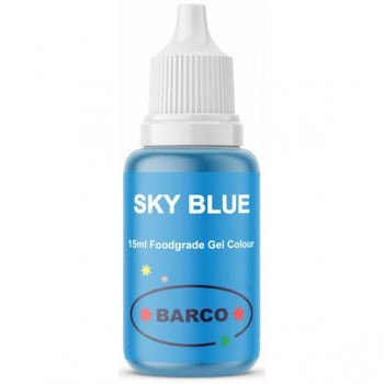 Barco Food Colouring Gels 15ml Sky Blue