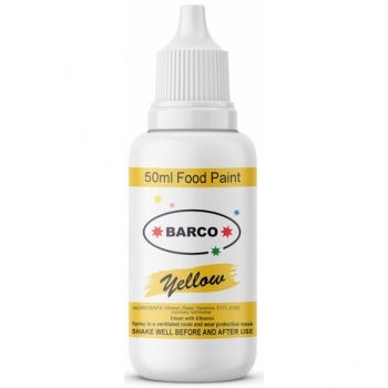 Barco Food Paint Colour 50ml Yellow