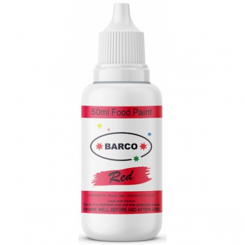 Barco Food Paint Colour 50ml Red