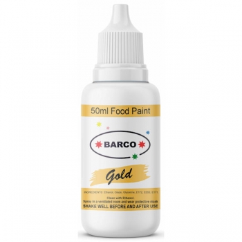 Barco Food Paint Colour 50ml Sun Gold