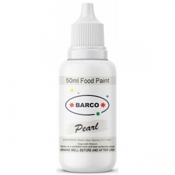Barco Food Paint Colour 50ml Pearl