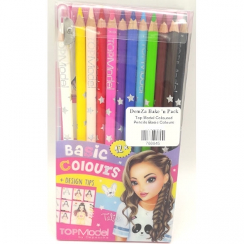 Top Model Coloured Pencils Basic Colours
