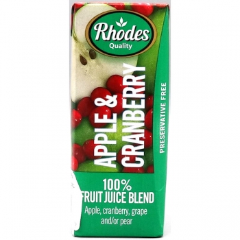 Rhodes Apple Berry Fruit Juice 200ml