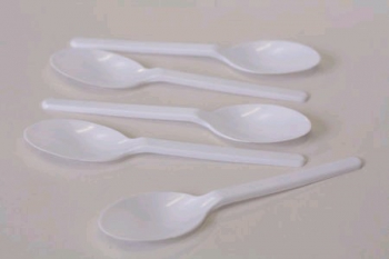White Dessert Spoon (100)
