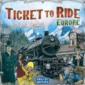 Board Game Ticket To Ride Europe